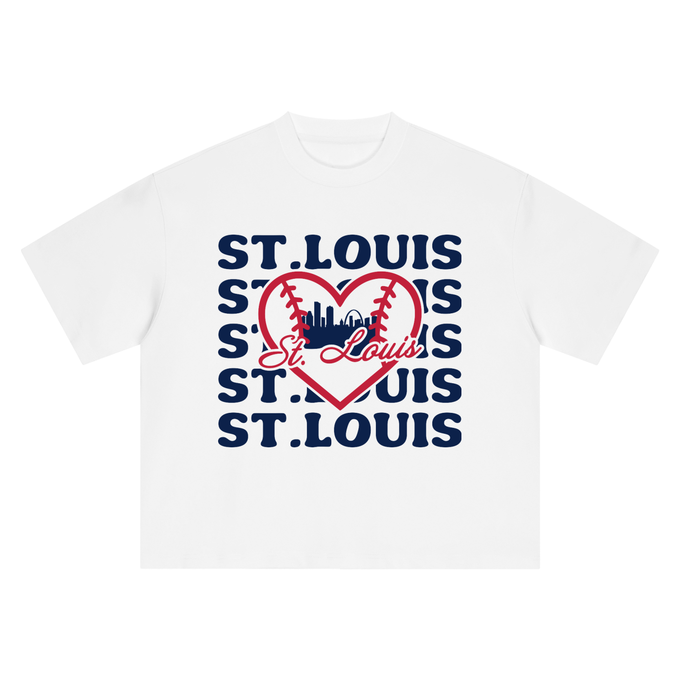 Heart of St. Louis Baseball Tee