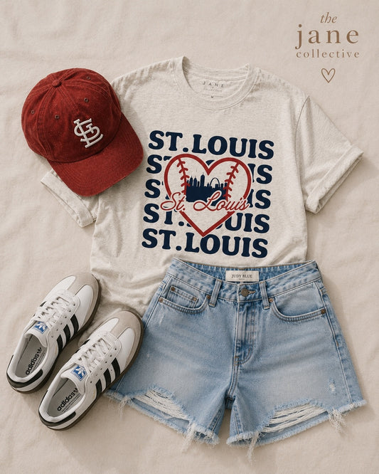 Heart of St. Louis Baseball Tee