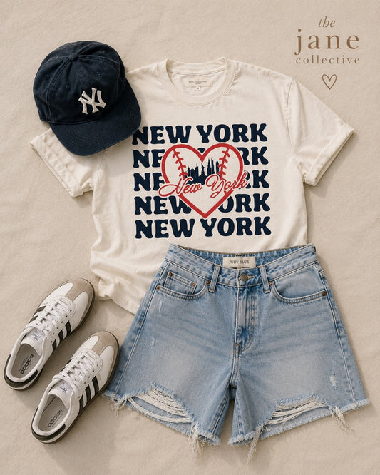 Empire State Baseball Tee